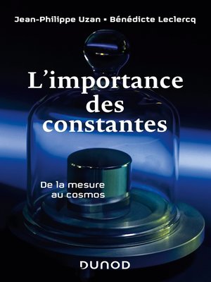 cover image of L'importance des constantes